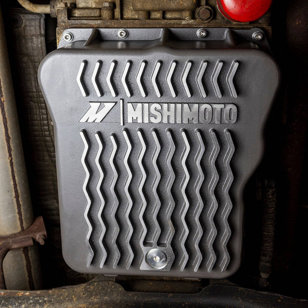 MISHIMOTO MMTP-DMAX-01 Transmission Pan, Cast for Duramax, Allison A1000, GR 2001-2019 Photo-2