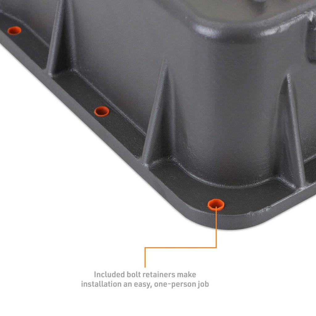 MISHIMOTO MMTP-DMAX-01 Transmission Pan, Cast for Duramax, Allison A1000, GR 2001-2019 Photo-8