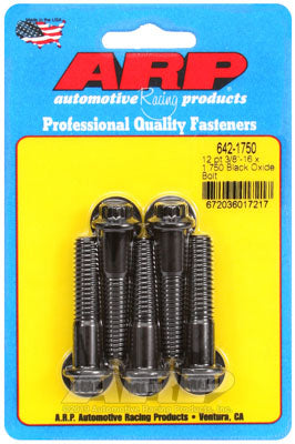 ARP 642-1750 SAE Bolt Kit 3/8-16 x 1.750 12pt black oxide bolts Photo-0