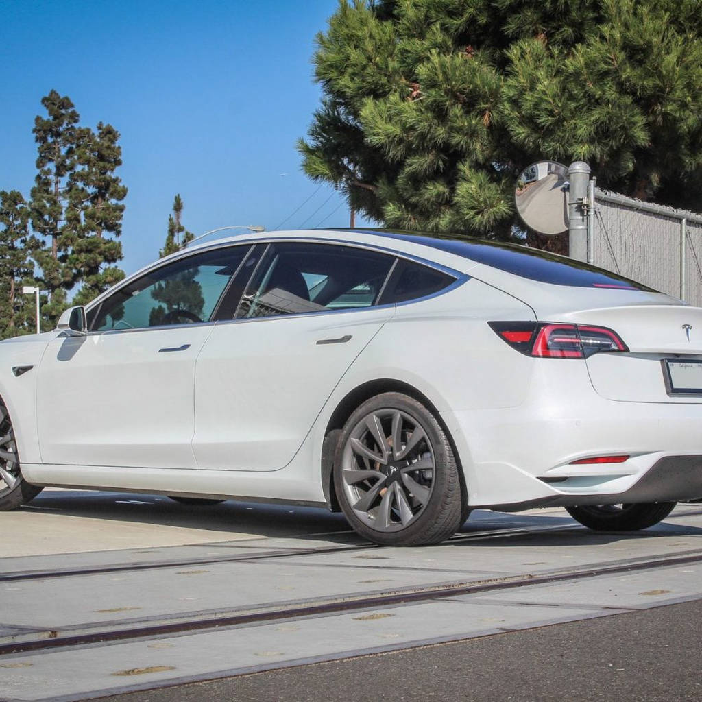 UNPLUGGED PERFORMANCE UP-M3-304-6.1 Ascension Rear Bumper, Koenigsegg KAM Limited Production, Gloss Clear for TESLA Model 3 Photo-3