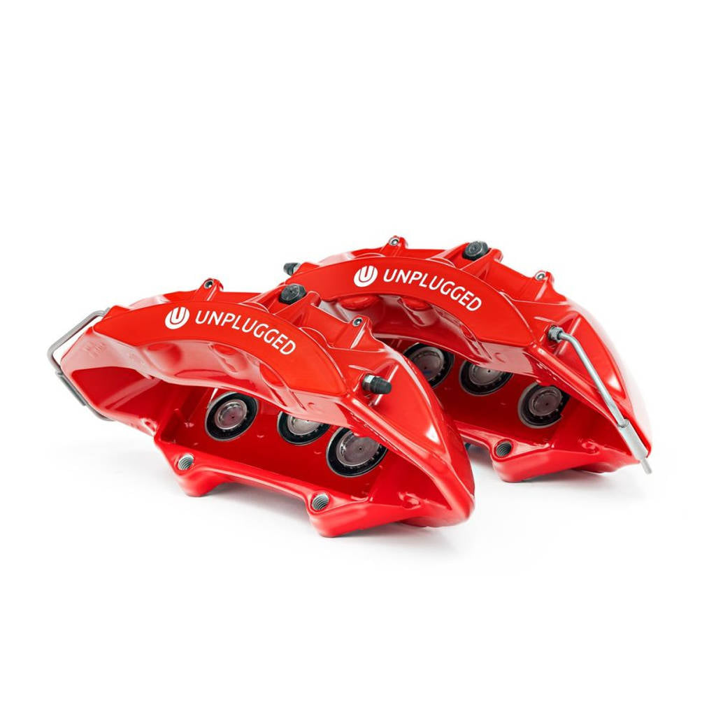 UNPLUGGED PERFORMANCE UP-MX2-350-4.1 Big Brake (front), Street Pads, Carbon Ceramic for TESLA Model X 2021 Photo-5