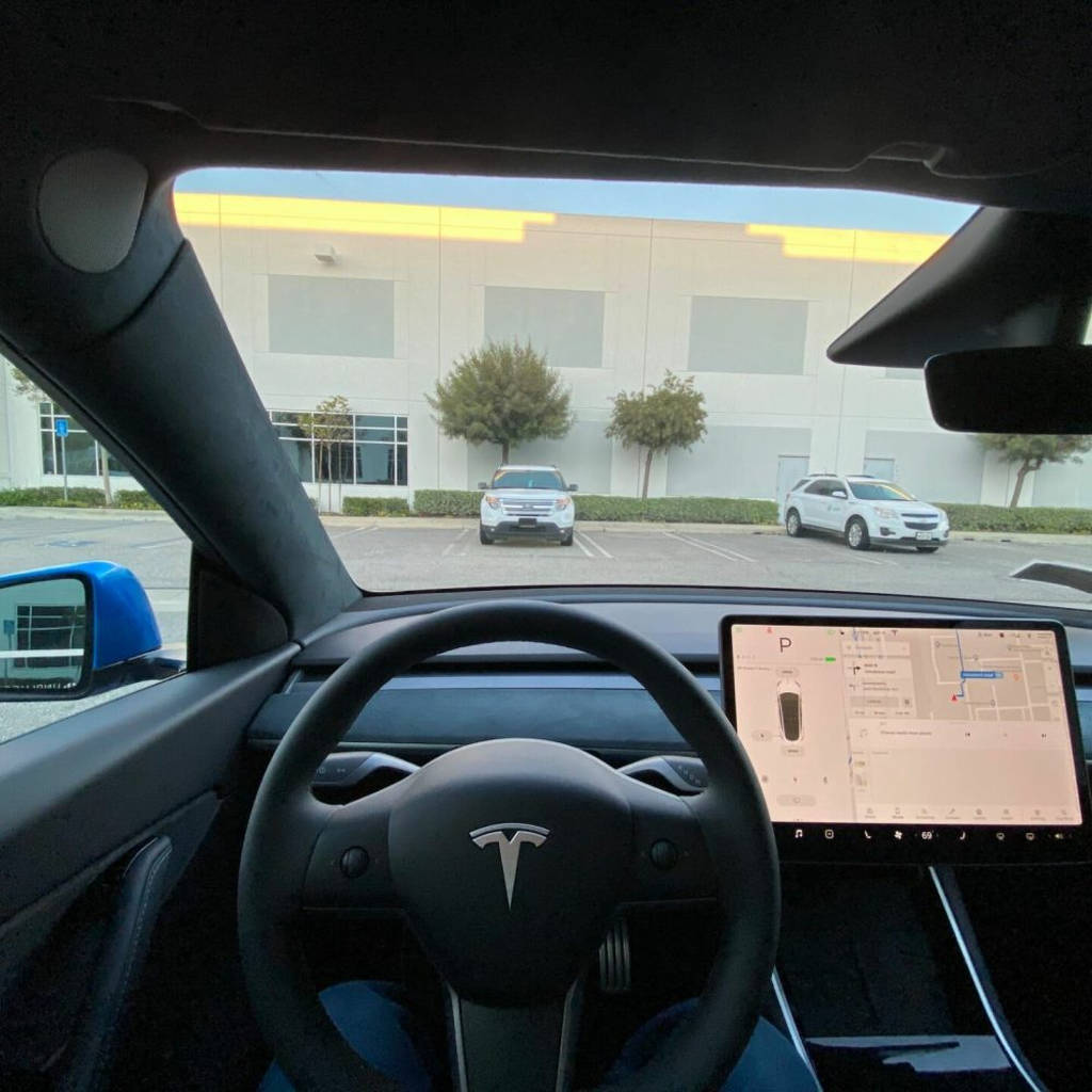 UNPLUGGED PERFORMANCE UP-M3-331-1.1 Alcantara Headliner Upgrade Kit, Charcoal Black for TESLA Model 3 2018-2020 Photo-2