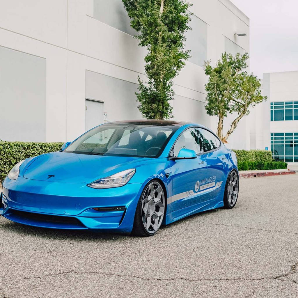 UNPLUGGED PERFORMANCE UP-CYBRHEX-DBL-016 Single Wheel UP CYBRHEX 22x10.5+35 - 5x114.3 / 5x120, Double Drilled, Satin Bronze for TESLA Cybertruck / Model Y Photo-16