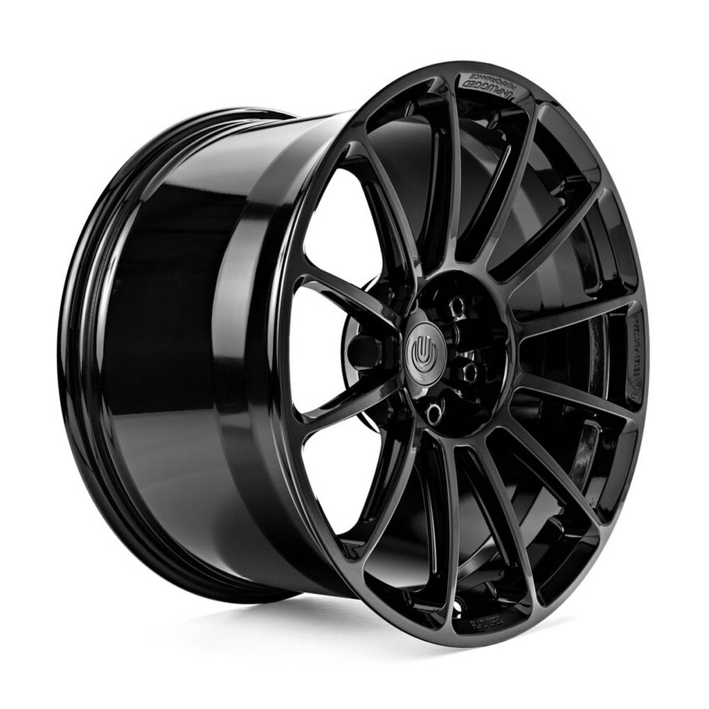 UNPLUGGED PERFORMANCE UP-UP03-DBL-001 Single Wheel UP-03, Forged, 19x11+31 - 5x120 /5x114.3 Double Drill, Gloss Black for TESLA Model S 2021 Photo-2