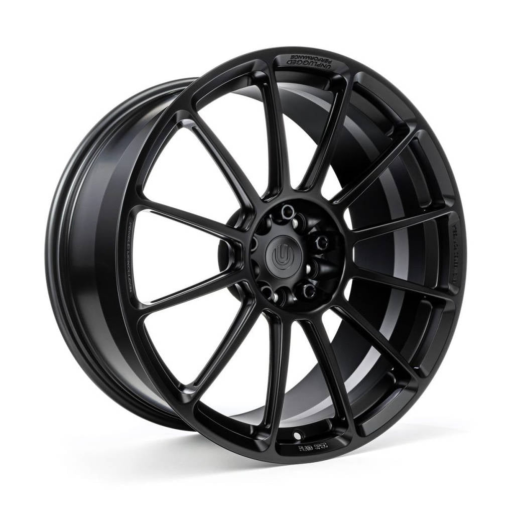 UNPLUGGED PERFORMANCE UP-UP03-DBL-003 Single Wheel UP-03, Forged, 19x11+31 - 5x120 /5x114.3 Double Drill, Satin Titanium for TESLA Model S 2021 Photo-0