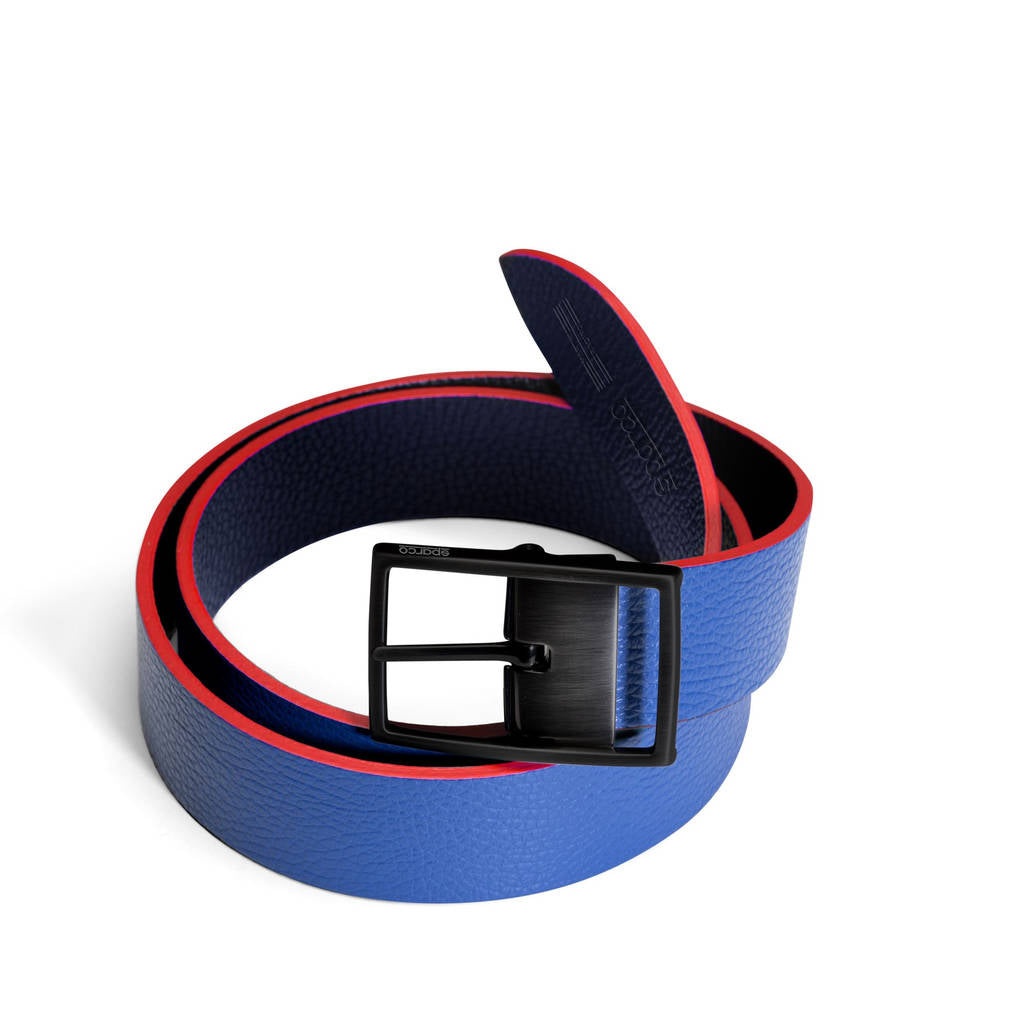 SPARCO 099149MRN1 Leather belt double face MARTINI RACING 95 cm Photo-1