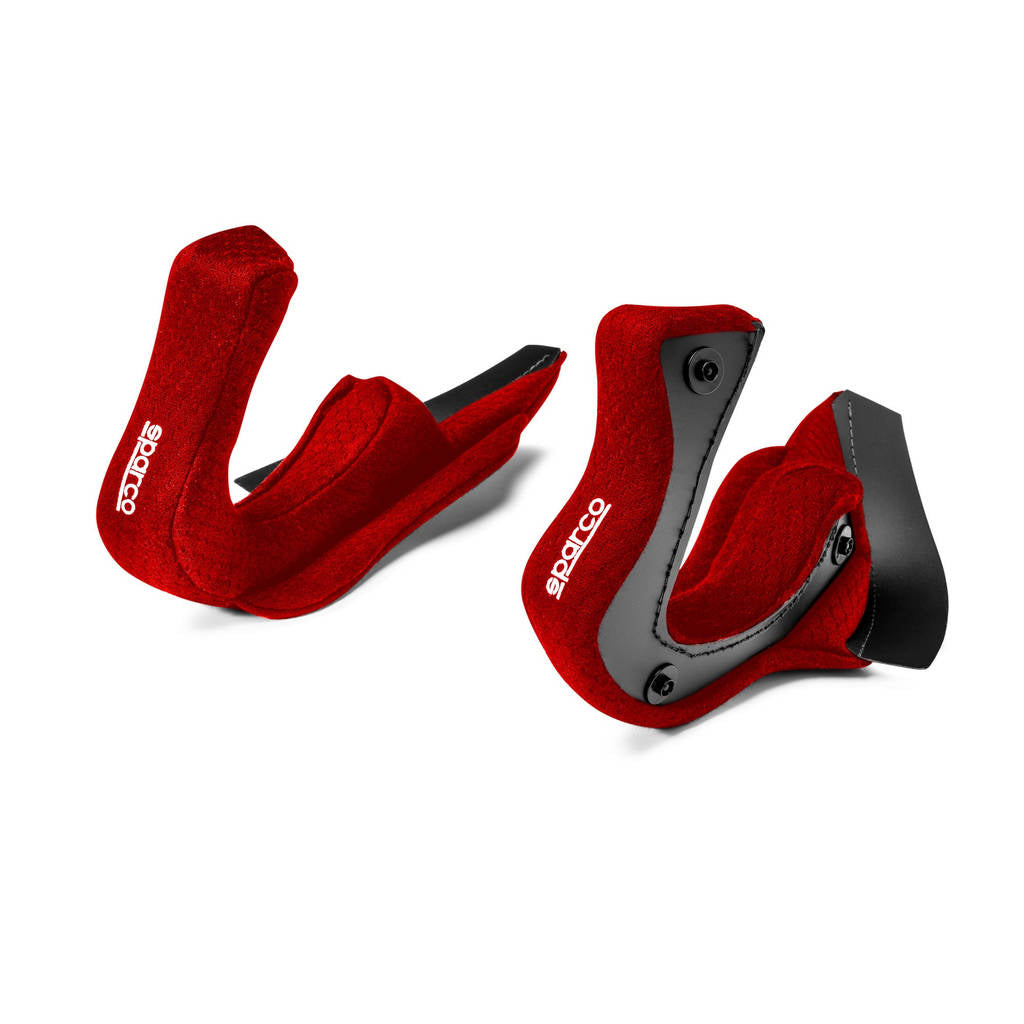 SPARCO 0032RJ03RS30 Cheek padding PRIME open face 8860 red 30mm Photo-0