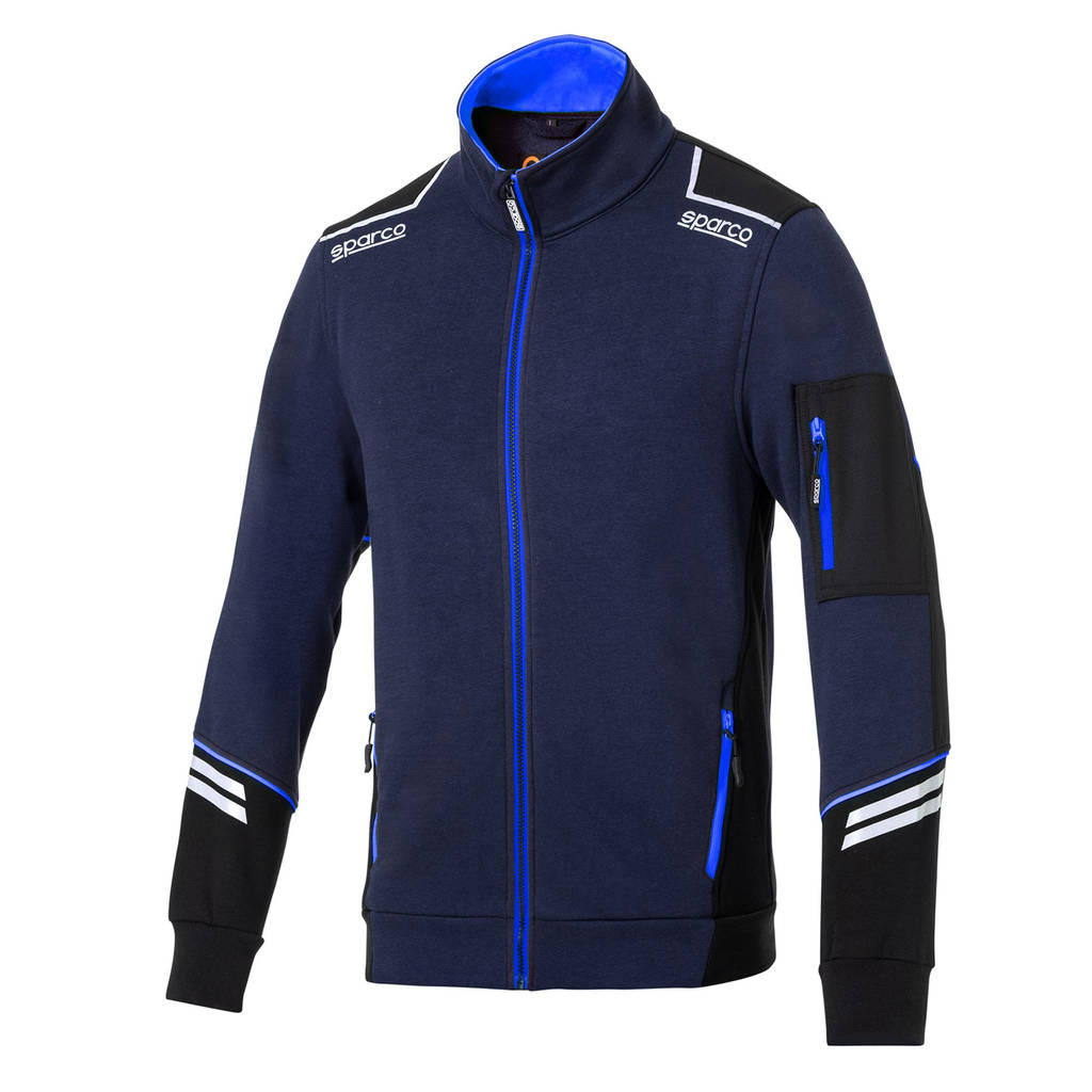 SPARCO 02429BMAZ2M Mechanic's tech full zip TW navy blue/blue M Photo-0