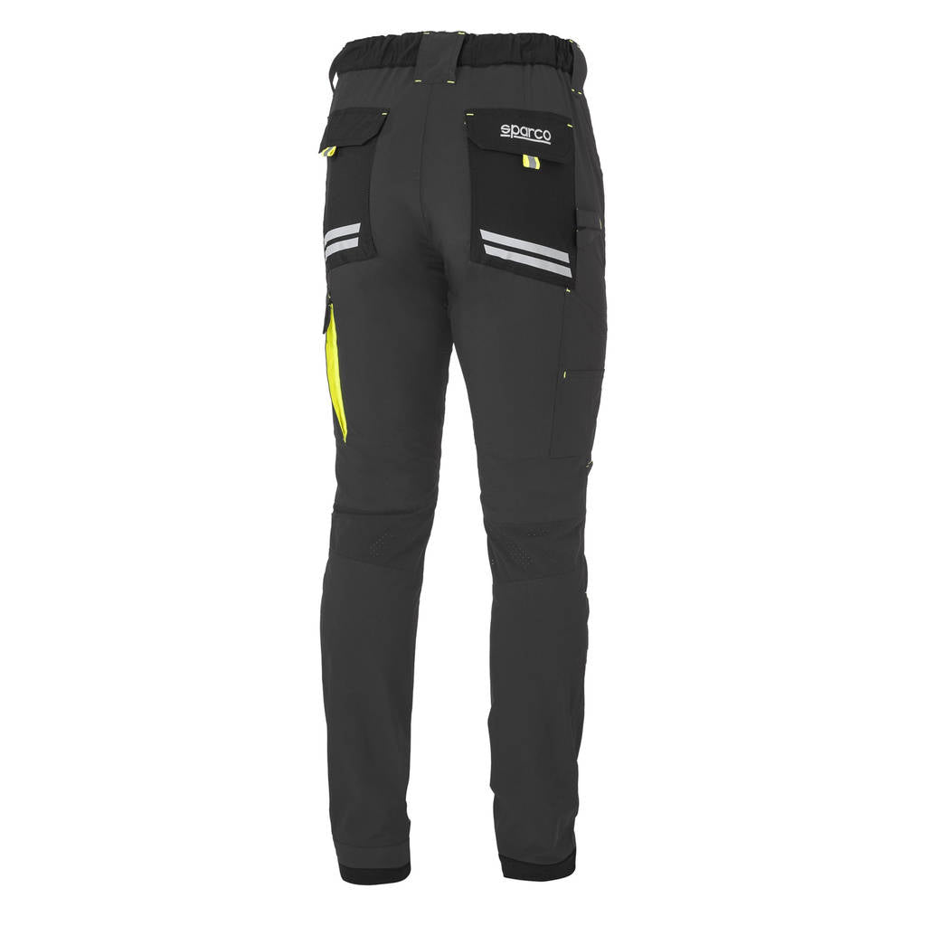 SPARCO 02425GSGF1S Mechanic's tech light trousers TW grey/yellow S Photo-1