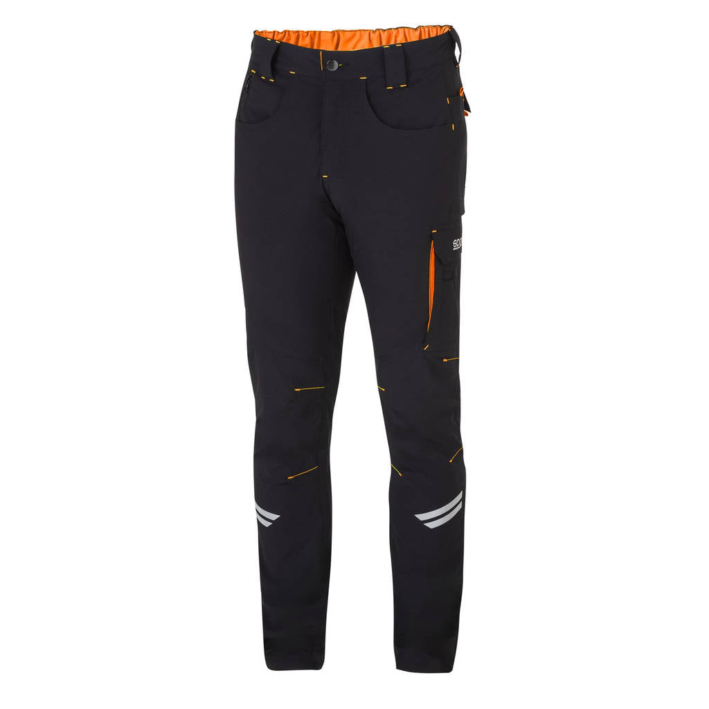 SPARCO 02425NRAF6XXX Mechanic's tech light trousers TW black/orange 3XL Photo-0