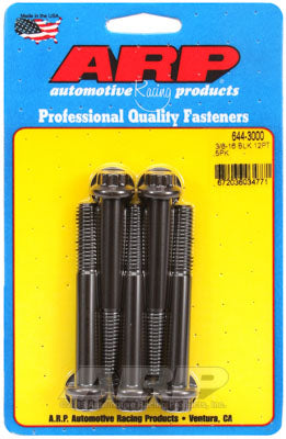 ARP 644-3000 SAE Bolt Kit 3/8-16 x 3.000 12pt 7/16 wrenching black oxide bolts Photo-0