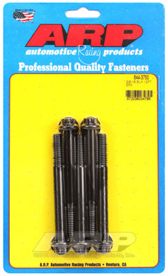 ARP 644-3750 SAE Bolt Kit 3/8-16 x 3.750 12pt 7/16 wrenching black oxide bolts Photo-0