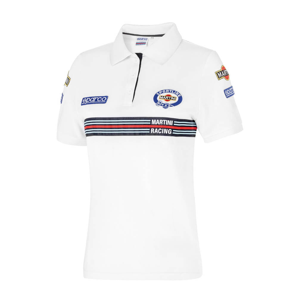 SPARCO 013034MRBI1S Polo replica MARTINI RACING lady white S Photo-0