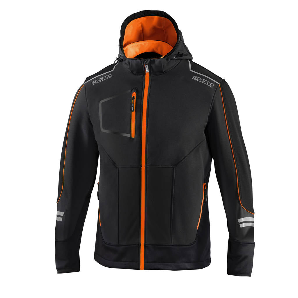 SPARCO 02412NRAF4XL Mechanic's tech Soft-shell TW black/orange XL Photo-0