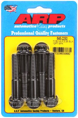 ARP 645-2250 SAE Bolt Kit 7/16-14 X 2.250 12pt 1/2 wrenching black oxide bolts Photo-0