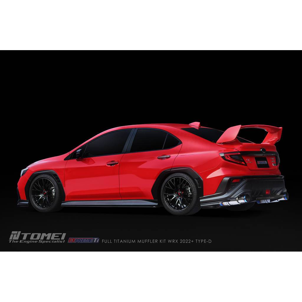 TOMEI TB6090-SB06B Full Titanium Muffler Kit EXPREME TI TYPE-D for SUBARU WRX 2022+ Photo-4