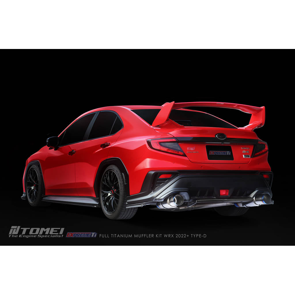 TOMEI TB6090-SB06B Full Titanium Muffler Kit EXPREME TI TYPE-D for SUBARU WRX 2022+ Photo-5