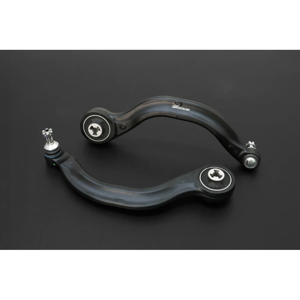HARDRACE Q1230 Front lower rear curved arm (harden rubber) - 2pcs/set for TESLA MODEL 3 2017+ / MODEL Y 2020+ Photo-0