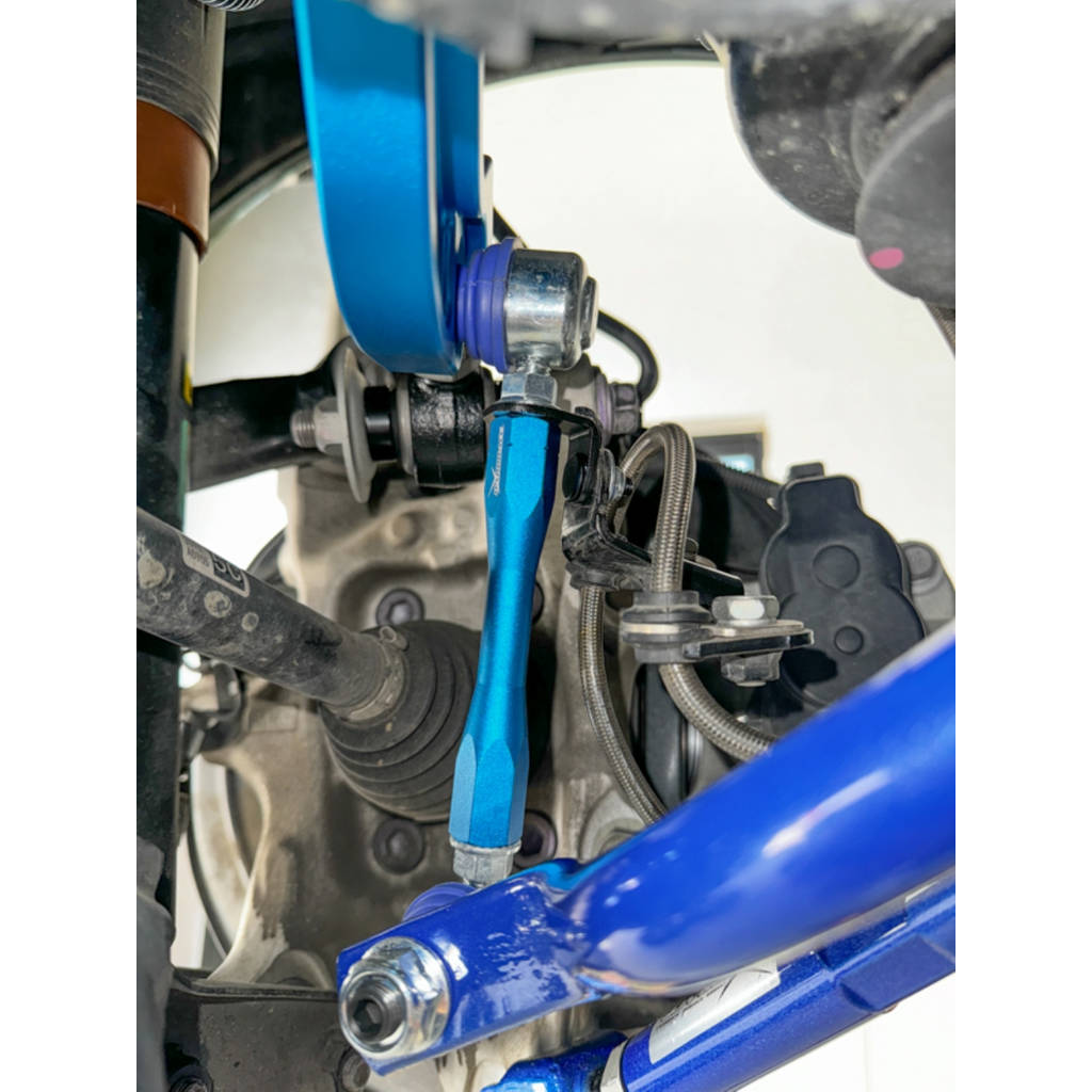 HARDRACE Q1244 Rear camber arm + stab.Link kit (harden rubber) - 4pcs/set for LEXUS RX 22+ Photo-9