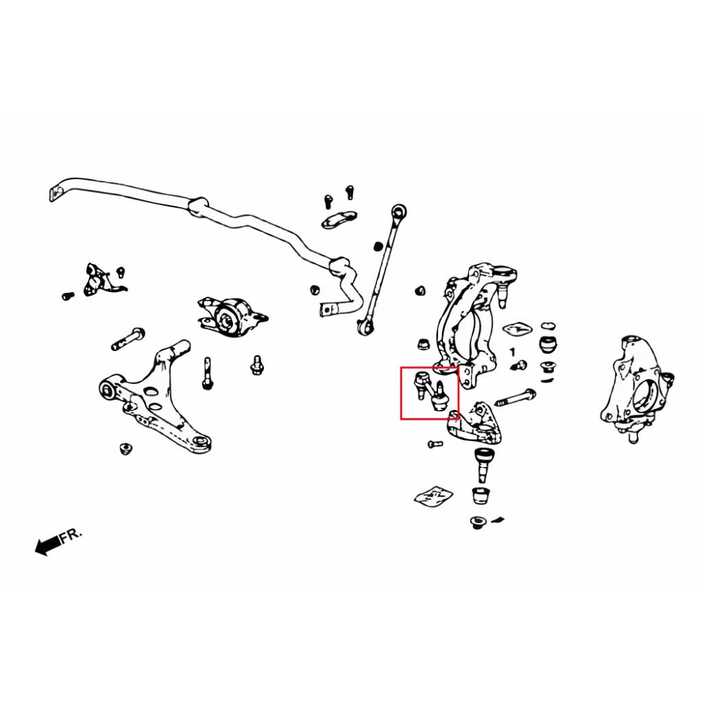 HARDRACE Q0843 Front Lower STOPPER OE Replacement- 2PCS / SET for HONDA CIVIC '17- FK8 TYPE-R Photo-5