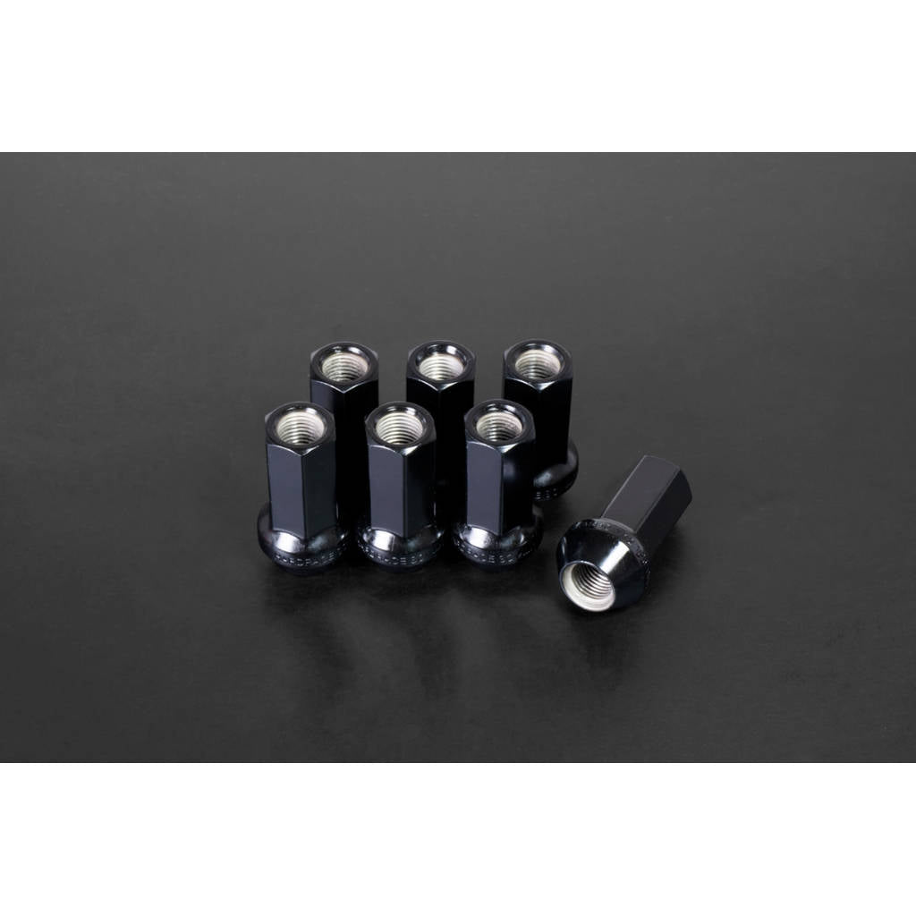 HARDRACE Q0932 Wheel lug nuts - M12 x 1.25, LENGTH: 45mm OPEN-END TYPE, 60° CONICAL SEAT 20PCS / SET Photo-0