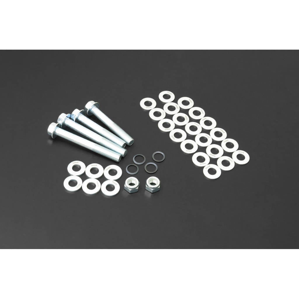 HARDRACE Q1058 Front CASTER ADJUSTING Kit - 3PCS / SET CASTER +0~+2.5° for CIVIC '92-96 / '96-00 USDM / ACURA INTEGRA 94-01 Photo-0