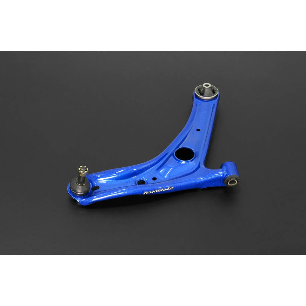 HARDRACE Q1088 Front Lower Control Arm (Harden Rubber) - 2PCS / SET w / 14mmFront SIDE BUSH for TOYOTA VITZ / YARIS / ECHO '03-05 JAPAN-BUILT ONLY Photo-0
