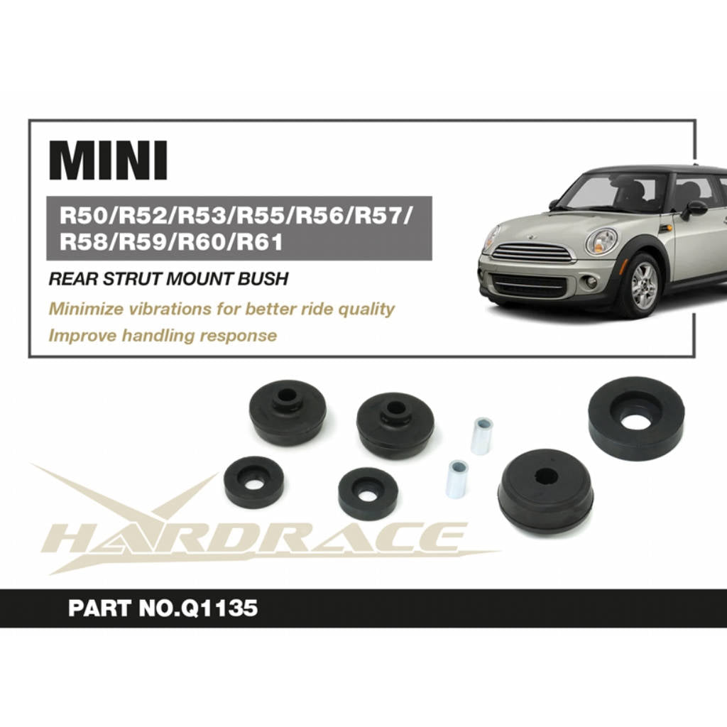 HARDRACE Q1135 Rear STRUT Mount BUSH - 6PCS / SET for MINI R50 / R52 / R53 / R55 / R56 / R57 / R58 / R59 / R60 / R61 Photo-1