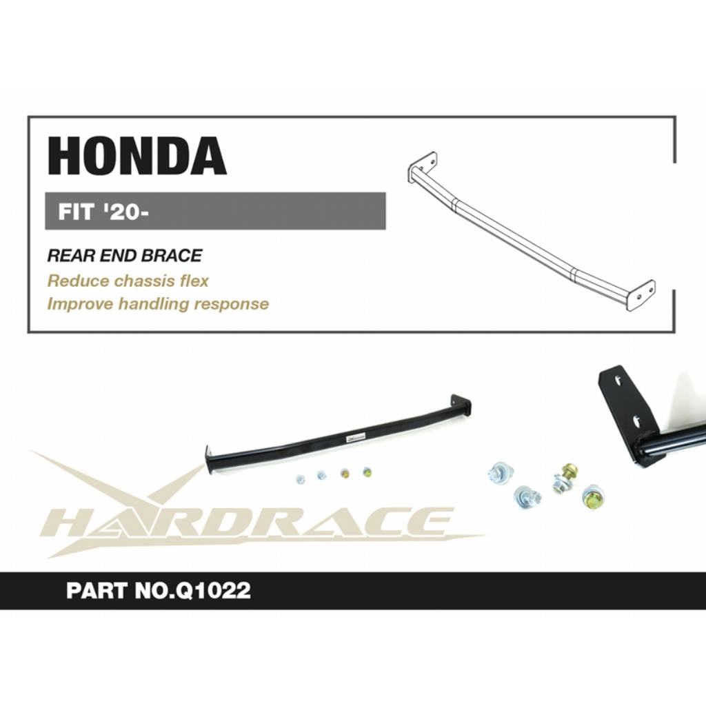 HARDRACE Q1022 Rear END Brace - 1PCS / SET for HONDA FIT GR '20- Photo-1