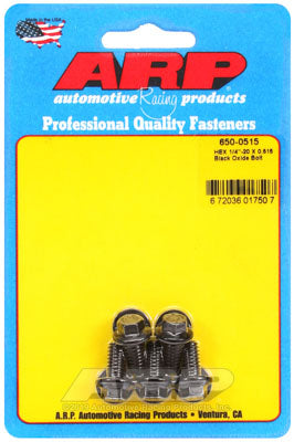 ARP 650-0515 SAE Bolt Kit 1/4-20 X 0.515 hex black oxide bolts Photo-0