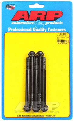 ARP 651-4000 SAE Bolt Kit 5/16-18 X 4.000 hex black oxide bolts Photo-0