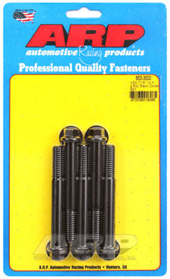 ARP 653-3500 SAE Bolt Kit 7/16-14 X 3.500 hex black oxide bolts Photo-0