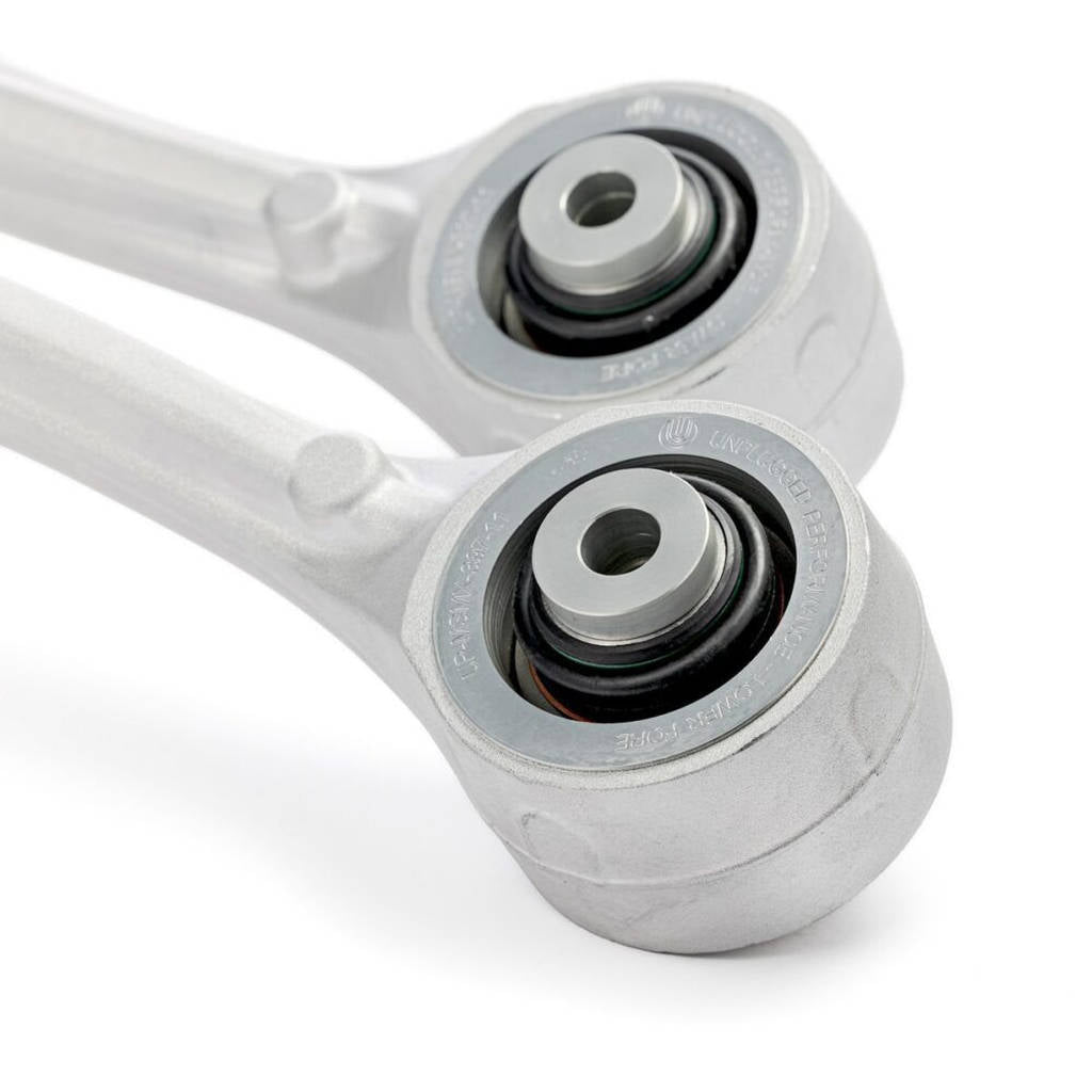 UNPLUGGED PERFORMANCE UP-MSMX-386-1.1 Front lower aft link control arms with spherical bushings left/right for TESLA Model S Plaid 2021+ Photo-5