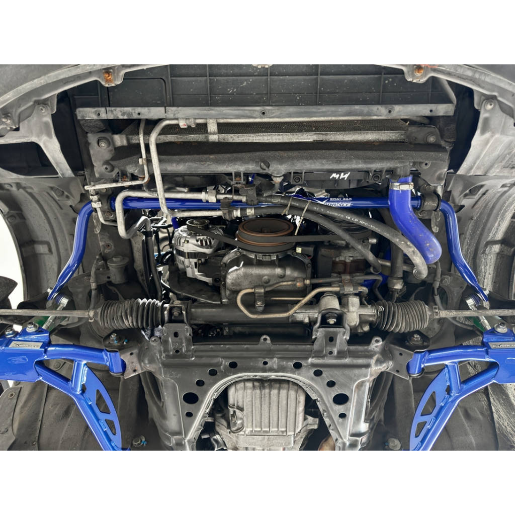 HARDRACE Q1259 Front sway bar 25.4mm - 3pcs/set for MAZDA MX-5/ Miata NB 1998-2005 Photo-5