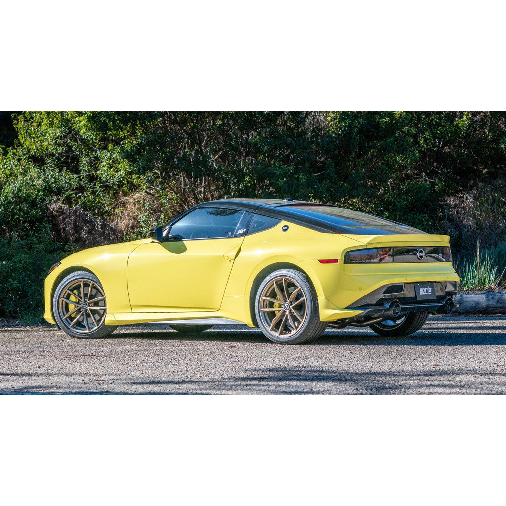 BORLA 140929CFBA Exhaust system Cat-Back S-Type 2.50" S RD RL AC PH SR TIP: 4.50" RD X 7.75" Carbon fiber black anodized for NISSAN Z 2024 Photo-1