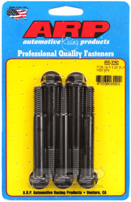 ARP 655-3250 SAE Bolt Kit 7/16-14 X 3.250 hex 1/2 wrenching black oxide bolts Photo-0