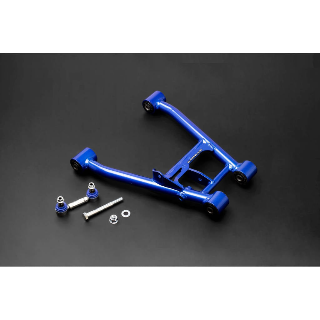 HARDRACE Q1253 Rear tubular lower arm + stab. Link (harden rubber) - 4pcs / set for MAZDA Miata / MX-5 1998-2005 Photo-0
