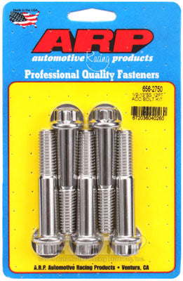ARP 656-2750 SAE Bolt Kit 1/2-13 x 2.750 12pt SS bolts Photo-0