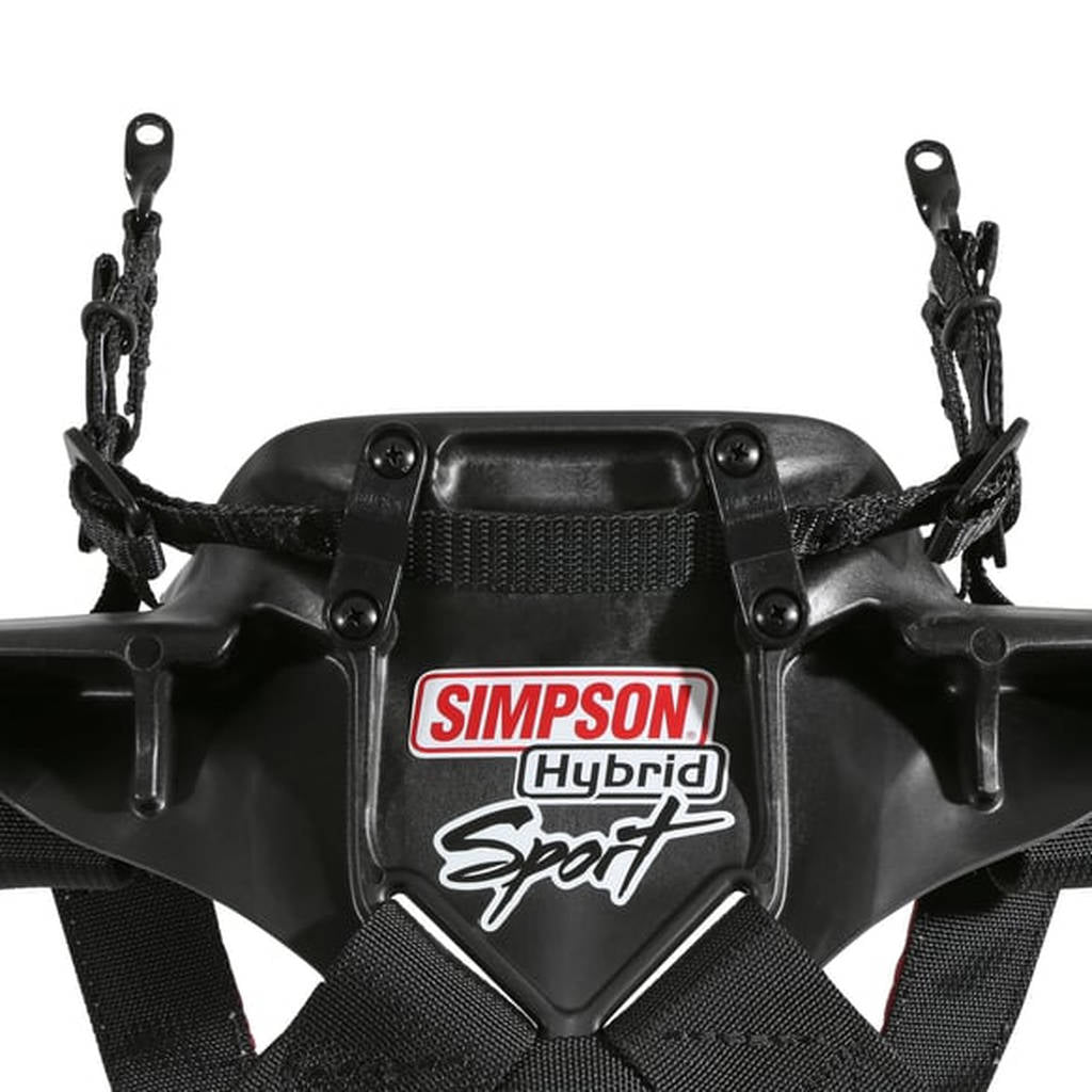 Simpson HS.MED.11.M61.FIA Neck Restraint Hybrid Sport MEDIUM Adjustable sliding tether w/ M61 quick release helmet anchors Photo-1