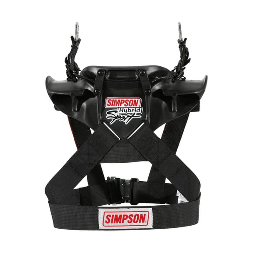 Simpson HS.XLG.11.PA.FIA Neck Restraint Hybrid Sport X-LARGE Adjustable sliding tether Post anchor compatible Photo-4
