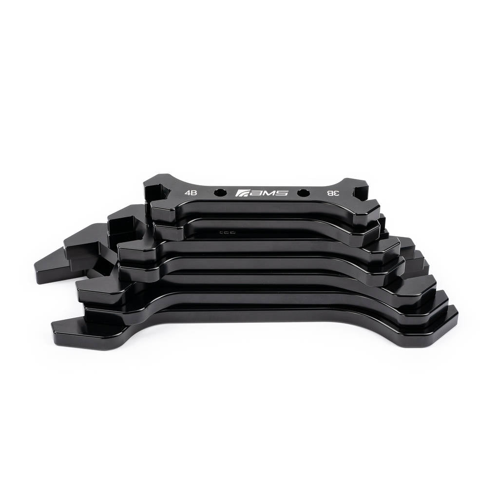 AMS AMS.00.12.0001-1 Fitting Aluminum Wrench Set AN Photo-5