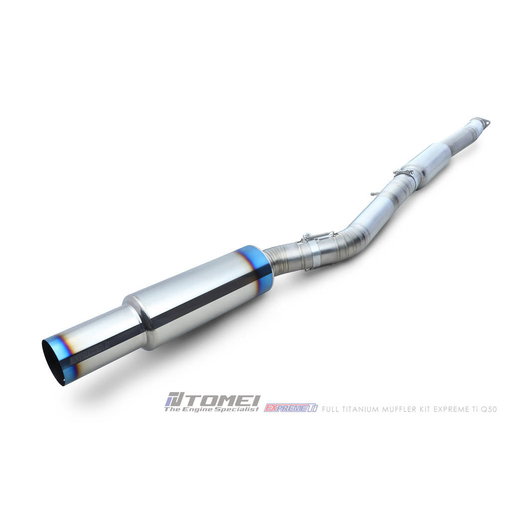 TOMEI TB6090-NS21A Muffler Kit EXPREME Ti (full titanium) for INFINITI Q50 Photo-1