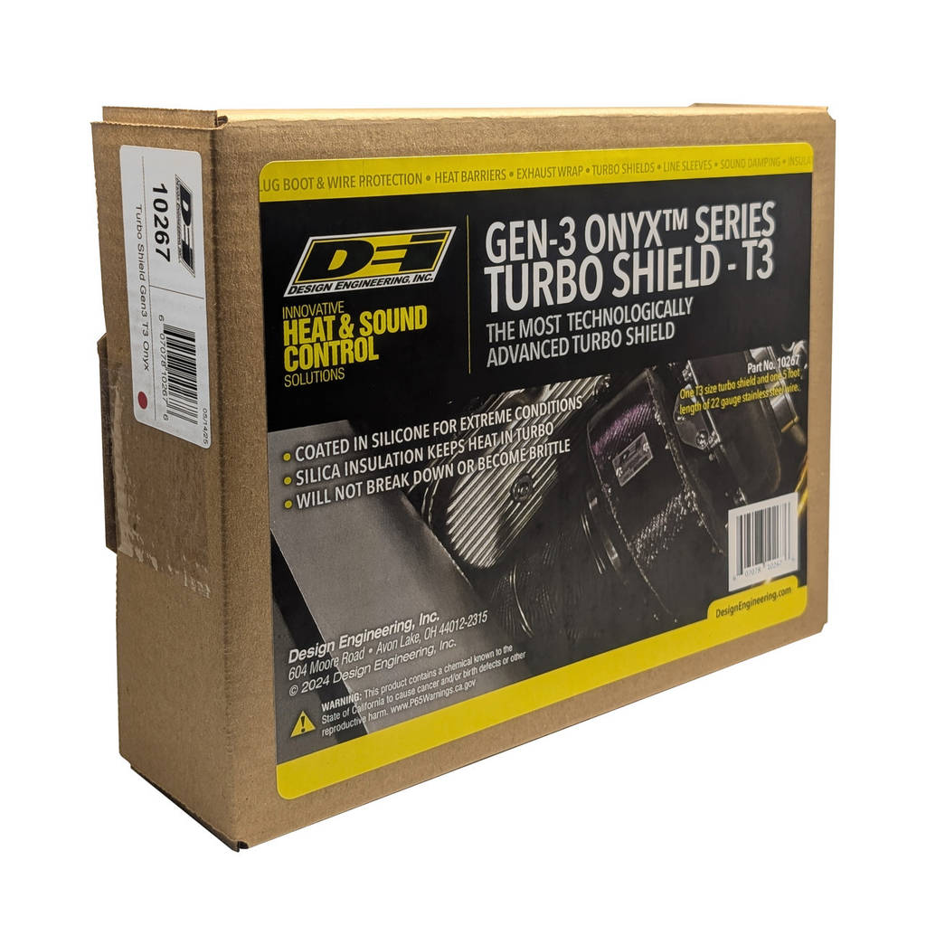 Design Engineering (DEI) 10267 Turbo shield Gen III T3 Onyx (Shield only) Photo-1