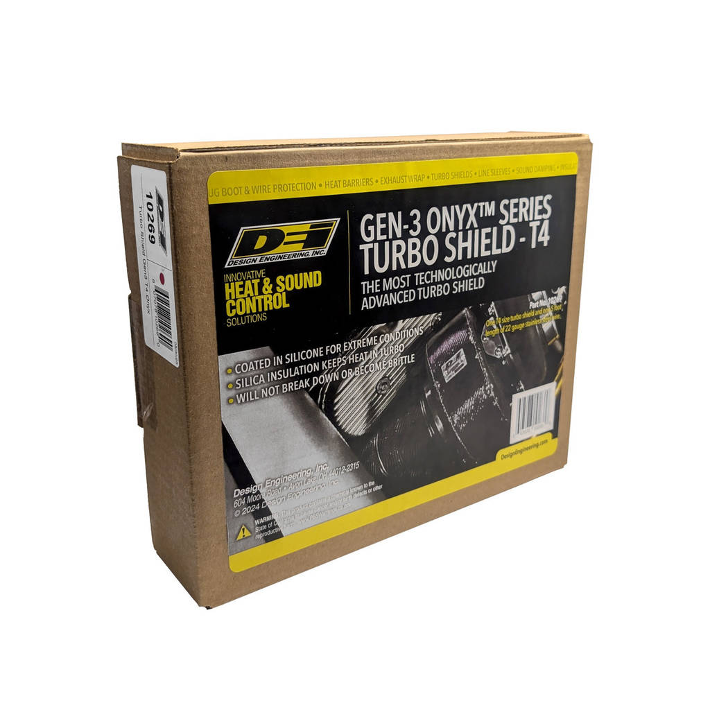 Design Engineering (DEI) 10269 Turbo shield Gen III T4 Onyx (Shield only) Photo-1