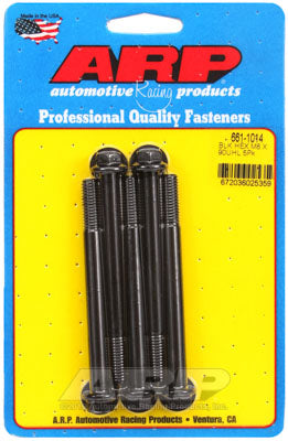 ARP 661-1014 Metric Thread Bolt Kit M8 x 1.25 x 90mm hex black oxide bolts Photo-0