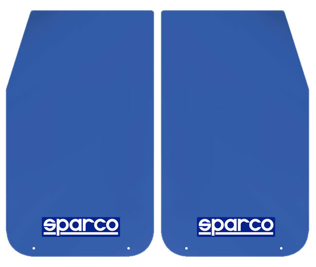 SPARCO 03791AZ Mudguards (2 pieces), 28x47 cm, blue Photo-0