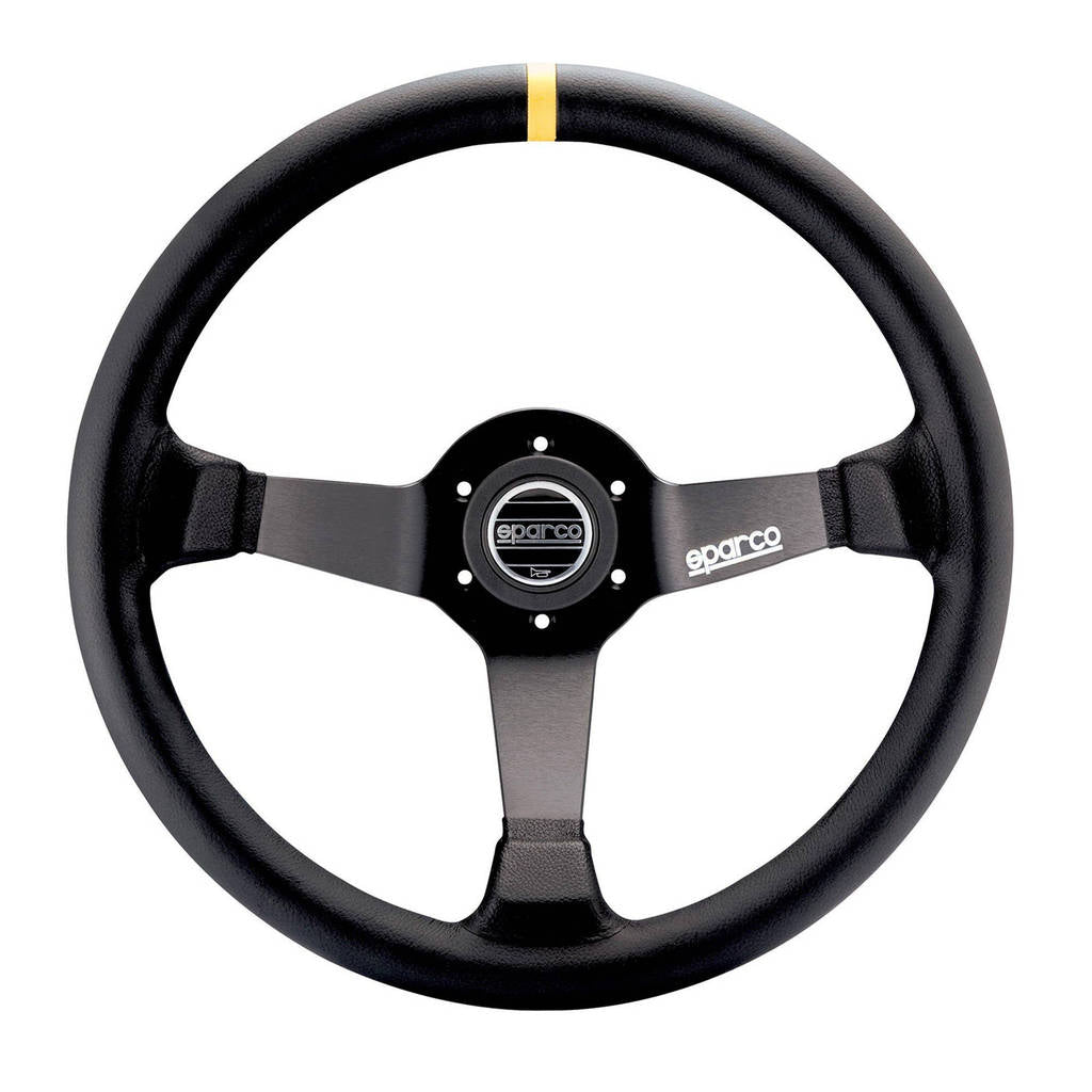 SPARCO 015R325CSN Steering Wheel R325, Suede, Black, Diam. 350mm, Reach 95mm Photo-1