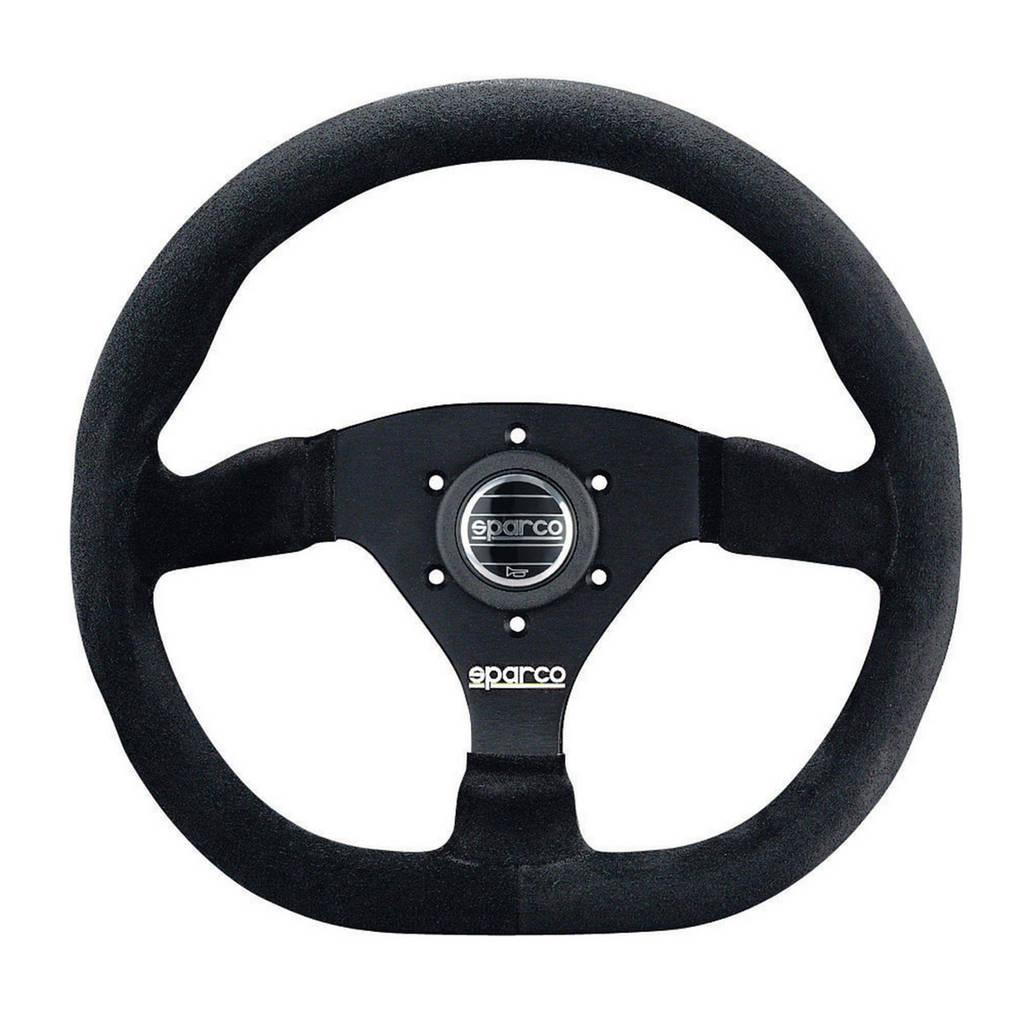 SPARCO 015TRGL1TUV Steering wheel L360, leather, black, diam.330mm, reach 00mm Photo-1