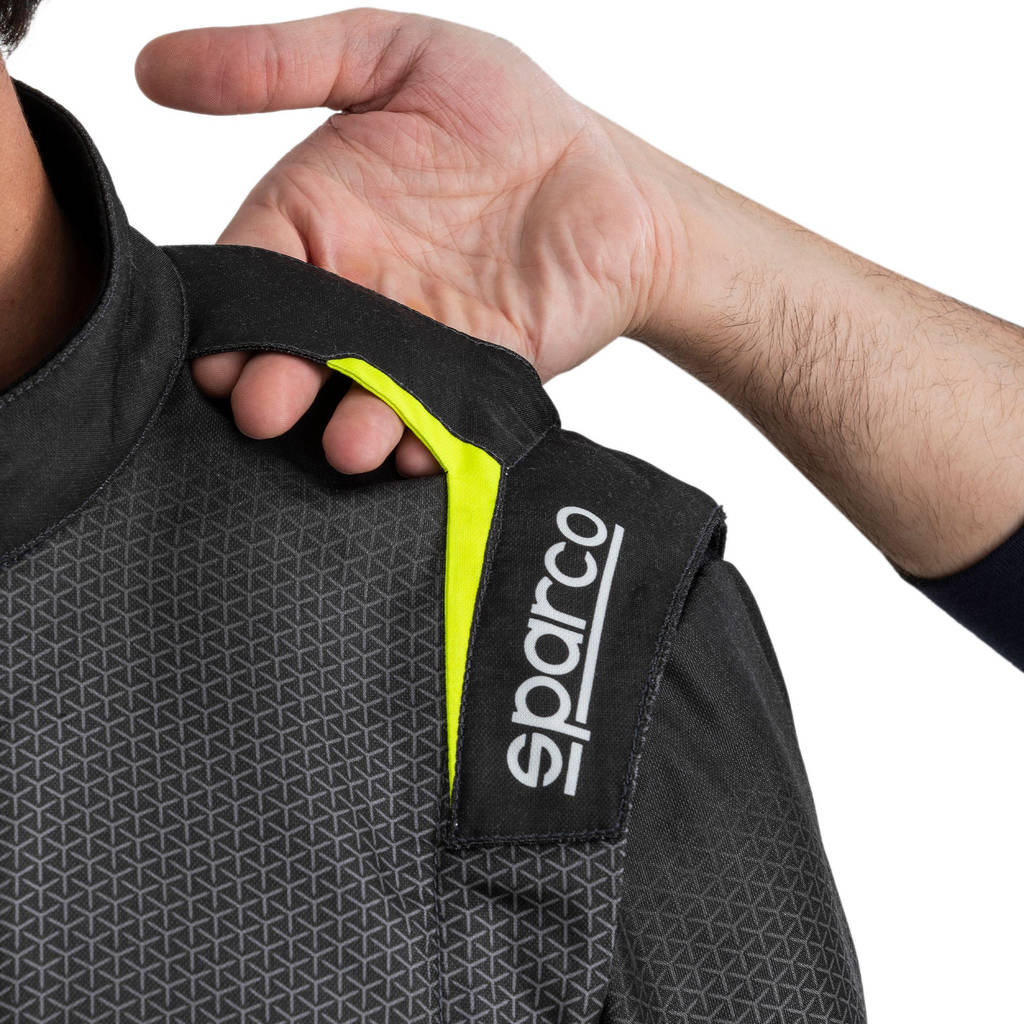 SPARCO 001103060GSGF Racing suit Infinity 5.0 grey / yellow fluo 60 Photo-3