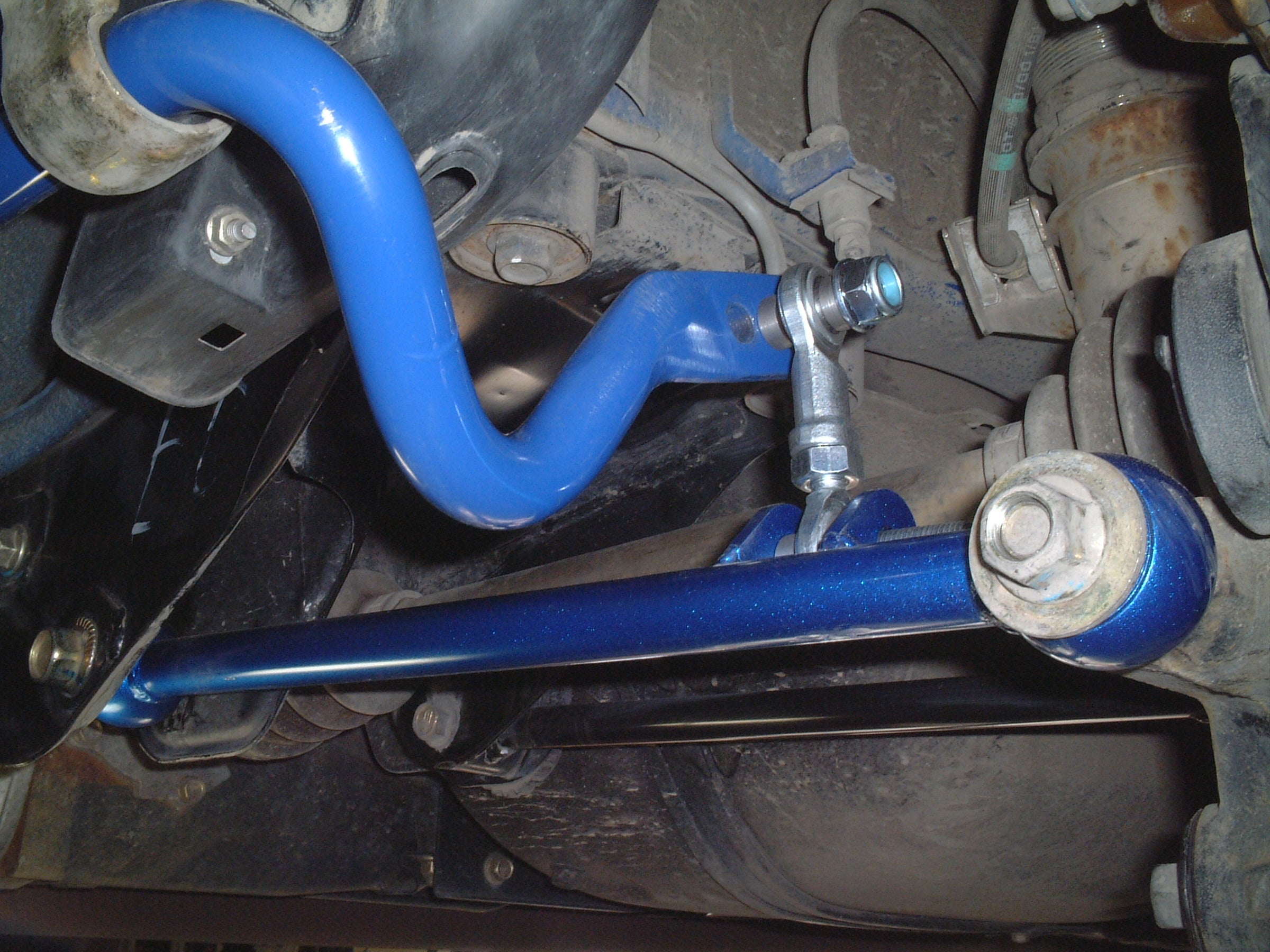 CUSCO 666 474 LC Rear lateral links (high-strength rubber bush type) rear for SUBARU Impreza WRX (GDB) Photo-1